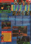 Scan of the review of War Gods published in the magazine Consoles + 067, page 1