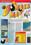 Scan of the review of Bomberman 64 published in the magazine Consoles + 070, page 1