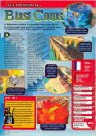 Scan of the review of Blast Corps published in the magazine Consoles + 070, page 1
