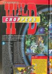Scan of the review of Chopper Attack published in the magazine Consoles + 072, page 1