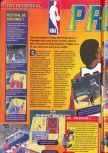 Scan of the review of NBA Pro 98 published in the magazine Consoles + 073, page 1