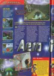 Scan of the review of Aero Gauge published in the magazine Consoles + 073, page 1
