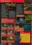 Scan of the review of Turok 2: Seeds Of Evil published in the magazine Consoles + 083, page 3