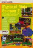 Scan of the preview of  published in the magazine Consoles + 083, page 1