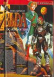 Scan of the review of The Legend Of Zelda: Ocarina Of Time published in the magazine Consoles + 084, page 2