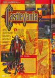 Scan of the review of Castlevania published in the magazine Consoles + 086, page 1