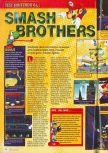 Scan of the review of Super Smash Bros. published in the magazine Consoles + 086, page 1