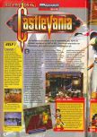 Scan du test de Castlevania paru dans le magazine Consoles + 088, page 1