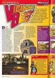Scan of the review of Vigilante 8 published in the magazine Consoles + 088, page 1