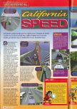 Scan du test de California Speed paru dans le magazine Consoles + 089, page 1