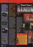 Scan of the review of Tom Clancy's Rainbow Six published in the magazine Consoles + 095, page 1