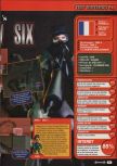Scan of the review of Tom Clancy's Rainbow Six published in the magazine Consoles + 095, page 2
