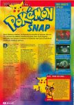 Scan of the review of Pokemon Snap published in the magazine Consoles + 104, page 1