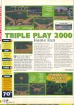 Scan of the review of Triple Play 2000 published in the magazine X64 18, page 1