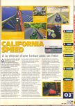 Scan of the review of California Speed published in the magazine X64 18, page 1