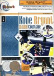 Scan of the review of Kobe Bryant in NBA Courtside published in the magazine Joypad 078, page 1