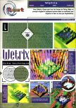 Scan of the review of Wetrix published in the magazine Joypad 078, page 1
