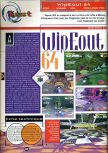 Scan of the review of WipeOut 64 published in the magazine Joypad 081, page 1