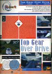 Scan of the review of Top Gear OverDrive published in the magazine Joypad 081, page 1
