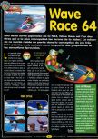 Scan of the review of Wave Race 64 published in the magazine Player One 078, page 1