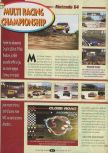 Scan of the review of Multi Racing Championship published in the magazine Player One 079, page 1