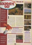 Scan of the review of Goldeneye 007 published in the magazine Player One 081, page 1
