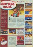 Scan of the review of Diddy Kong Racing published in the magazine Player One 082, page 1