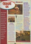 Scan du test de Quake paru dans le magazine Player One 085, page 1