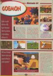 Scan of the review of Mystical Ninja Starring Goemon published in the magazine Player One 086, page 1