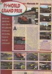 Scan du test de F-1 World Grand Prix paru dans le magazine Player One 090, page 1