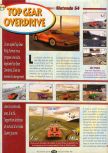 Scan of the review of Top Gear OverDrive published in the magazine Player One 092, page 1