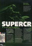 Scan of the review of Supercross 2000 published in the magazine X64 26, page 1