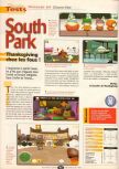 Scan du test de South Park paru dans le magazine Player One 094, page 1