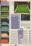 Scan of the review of Virtual Pool 64 published in the magazine Player One 096, page 2