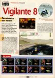 Scan of the review of Vigilante 8 published in the magazine Player One 097, page 1