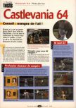 Scan of the review of Castlevania published in the magazine Player One 097, page 1