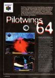 Scan de la preview de Pilotwings 64 paru dans le magazine Super Power 043, page 1