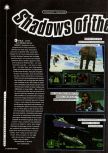 Scan de la preview de Star Wars: Shadows Of The Empire paru dans le magazine Super Power 046, page 9