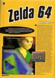 Scan of the preview of The Legend Of Zelda: Ocarina Of Time published in the magazine Super Power 046, page 10