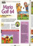 Scan of the review of Mario Golf published in the magazine Player One 100, page 1
