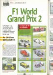 Scan du test de F-1 World Grand Prix II paru dans le magazine Player One 100, page 1