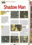 Scan of the review of Shadow Man published in the magazine Player One 100, page 1