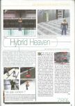 Scan of the review of Hybrid Heaven published in the magazine Consoles News 37, page 1