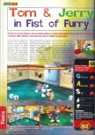 Scan of the review of Tom & Jerry in Fists of Furry published in the magazine Actu & Soluces 64 04, page 1