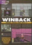 Scan of the preview of Operation WinBack published in the magazine Consoles News 30, page 1