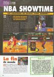 Scan of the preview of NBA Showtime: NBA on NBC published in the magazine Consoles News 30, page 9