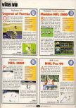 Scan of the review of NHL Pro '99 published in the magazine Player One 101, page 1
