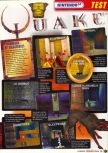 Scan du test de Quake paru dans le magazine Le Magazine Officiel Nintendo 05, page 2