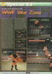 Scan de la preview de WWF War Zone paru dans le magazine Ultra 64 1, page 74