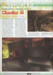 Scan of the preview of Quake II published in the magazine Ultra 64 1, page 1